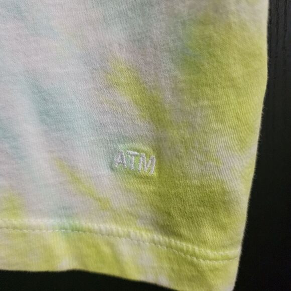 ATM Anthony Thomas Melillo Short Sleeve Tie Dye Tee - White Combo - Picture 11 of 14